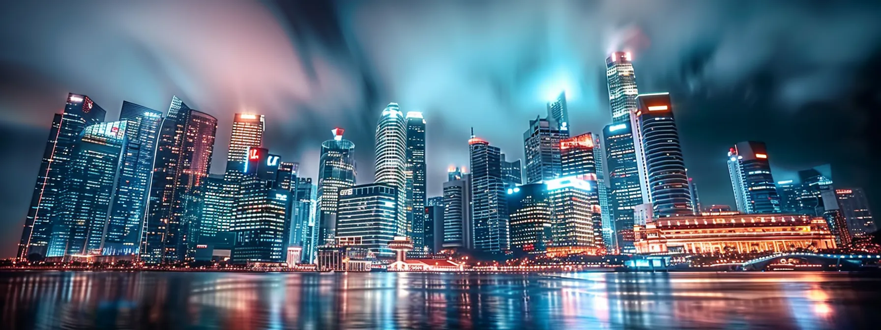 a futuristic cityscape with towering skyscrapers symbolizing the rapid growth and economic prowess of the global software industry.